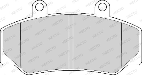 Necto FD6136A - Kit pastiglie freno, Freno a disco autozon.pro