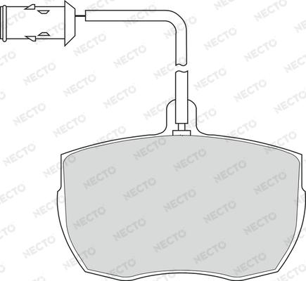 Necto FD6130V - Kit pastiglie freno, Freno a disco autozon.pro