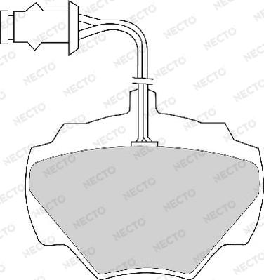 Necto FD6138A - Kit pastiglie freno, Freno a disco autozon.pro