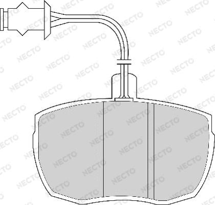 Necto FD6137A - Kit pastiglie freno, Freno a disco autozon.pro