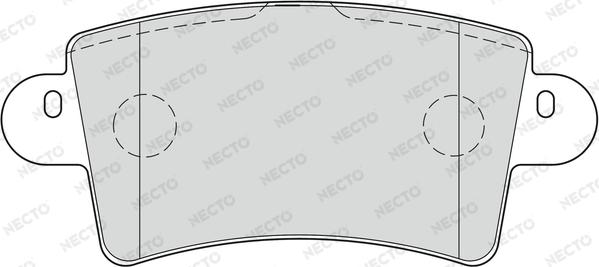 Necto FD6894V - Kit pastiglie freno, Freno a disco autozon.pro