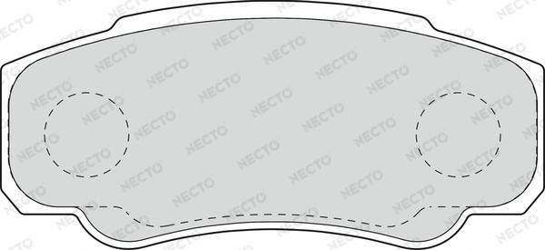 Necto FD6897V - Kit pastiglie freno, Freno a disco autozon.pro