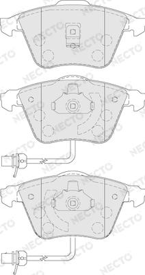 Necto FD6862A - Kit pastiglie freno, Freno a disco autozon.pro