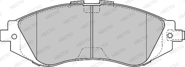 Necto FD6819A - Kit pastiglie freno, Freno a disco autozon.pro