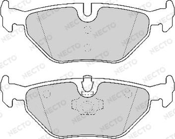 Necto FD6839A - Kit pastiglie freno, Freno a disco autozon.pro