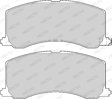 Necto FD6834A - Kit pastiglie freno, Freno a disco autozon.pro