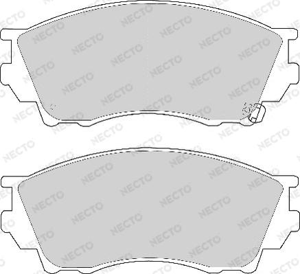 Necto FD6829A - Kit pastiglie freno, Freno a disco autozon.pro