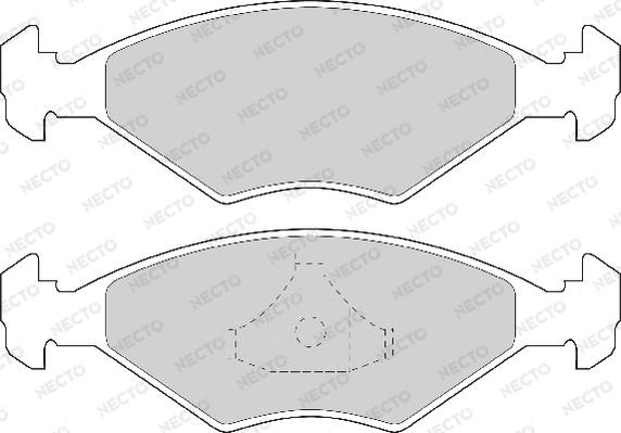 Necto FD6821A - Kit pastiglie freno, Freno a disco autozon.pro