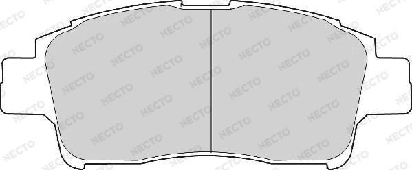 Necto FD6870A - Kit pastiglie freno, Freno a disco autozon.pro