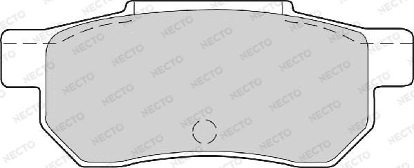 Necto FD6344A - Kit pastiglie freno, Freno a disco autozon.pro