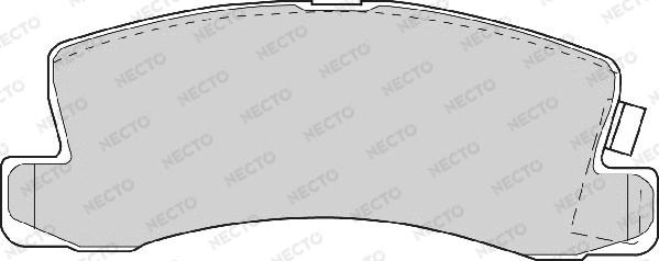 Necto FD6345A - Kit pastiglie freno, Freno a disco autozon.pro