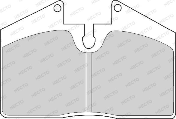 Necto FD6341A - Kit pastiglie freno, Freno a disco autozon.pro