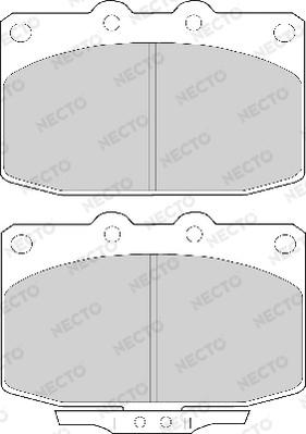 Necto FD6348A - Kit pastiglie freno, Freno a disco autozon.pro