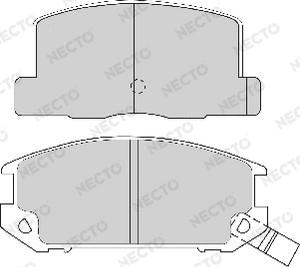 Necto FD6343A - Kit pastiglie freno, Freno a disco autozon.pro