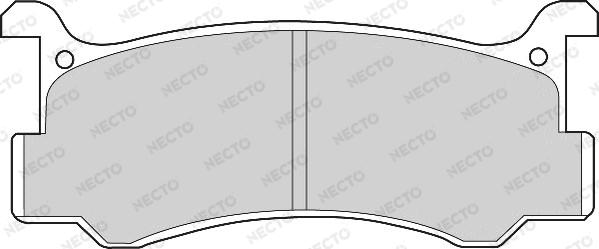 Necto FD6347A - Kit pastiglie freno, Freno a disco autozon.pro