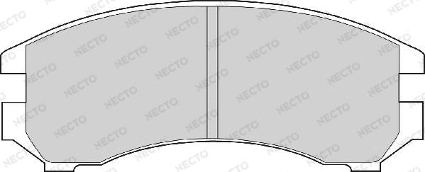 Necto FD6356A - Kit pastiglie freno, Freno a disco autozon.pro