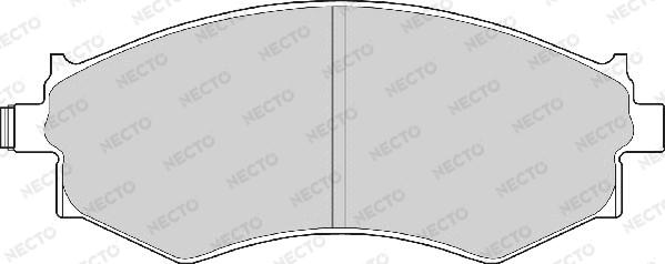 Necto FD6358A - Kit pastiglie freno, Freno a disco autozon.pro