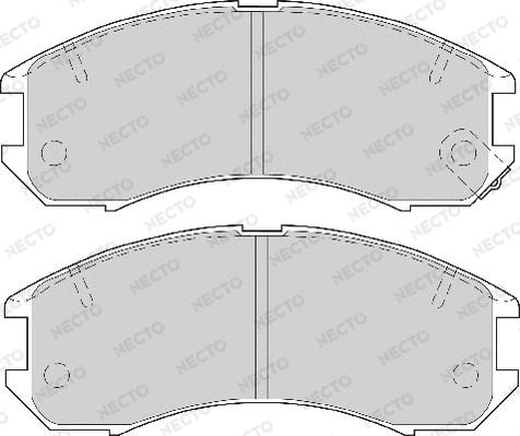 Necto FD6357A - Kit pastiglie freno, Freno a disco autozon.pro