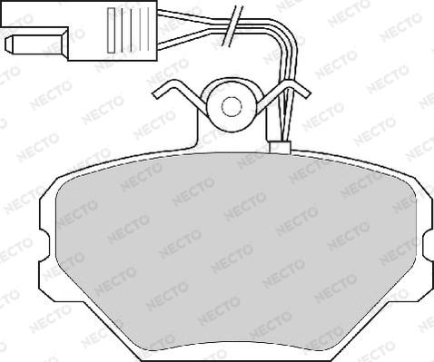 Necto FD6361A - Kit pastiglie freno, Freno a disco autozon.pro