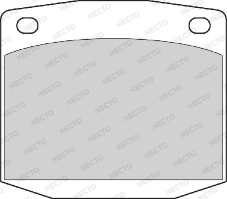 Necto FD6334A - Kit pastiglie freno, Freno a disco autozon.pro