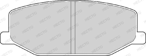 Necto FD6338A - Kit pastiglie freno, Freno a disco autozon.pro