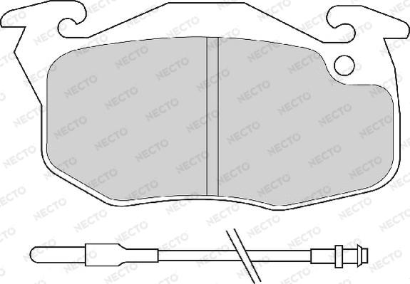 Necto FD6370A - Kit pastiglie freno, Freno a disco autozon.pro