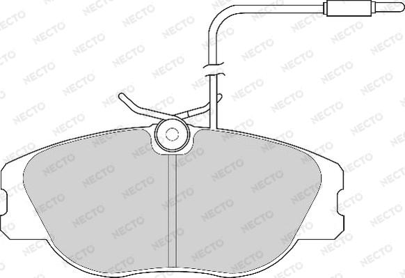 Necto FD6248A - Kit pastiglie freno, Freno a disco autozon.pro