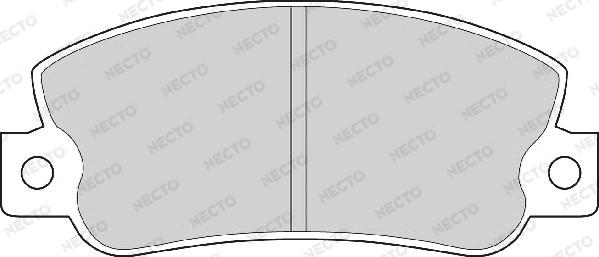 Necto FD6250A - Kit pastiglie freno, Freno a disco autozon.pro