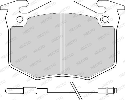 Necto FD620A - Kit pastiglie freno, Freno a disco autozon.pro