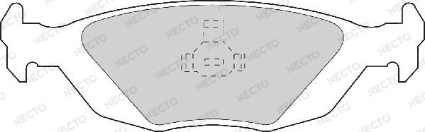 Necto FD6285A - Kit pastiglie freno, Freno a disco autozon.pro