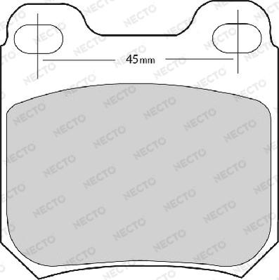 Necto FD6287A - Kit pastiglie freno, Freno a disco autozon.pro