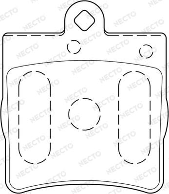 Necto FD6795A - Kit pastiglie freno, Freno a disco autozon.pro