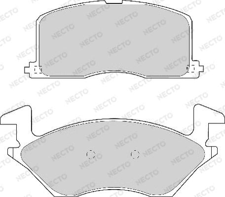 Necto FD6743A - Kit pastiglie freno, Freno a disco autozon.pro