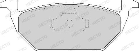 Necto FD6754A - Kit pastiglie freno, Freno a disco autozon.pro