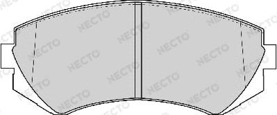 Necto FD6769A - Kit pastiglie freno, Freno a disco autozon.pro