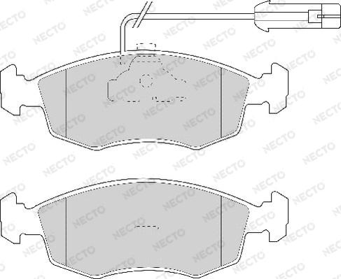 Necto FD6765A - Kit pastiglie freno, Freno a disco autozon.pro