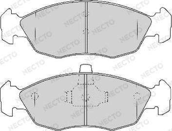 Necto FD6760A - Kit pastiglie freno, Freno a disco autozon.pro