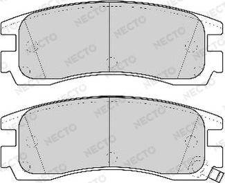 Necto FD6763A - Kit pastiglie freno, Freno a disco autozon.pro