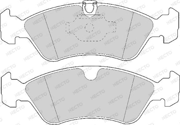 Necto FD6709A - Kit pastiglie freno, Freno a disco autozon.pro