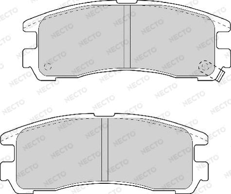 Necto FD6701A - Kit pastiglie freno, Freno a disco autozon.pro