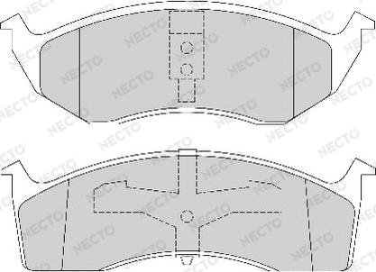 Necto FD6713A - Kit pastiglie freno, Freno a disco autozon.pro