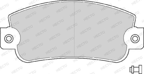 Necto FD671A - Kit pastiglie freno, Freno a disco autozon.pro