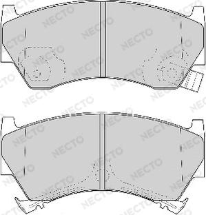 Necto FD6780A - Kit pastiglie freno, Freno a disco autozon.pro