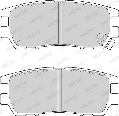 Necto FD6736A - Kit pastiglie freno, Freno a disco autozon.pro