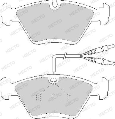 Necto FD6737A - Kit pastiglie freno, Freno a disco autozon.pro