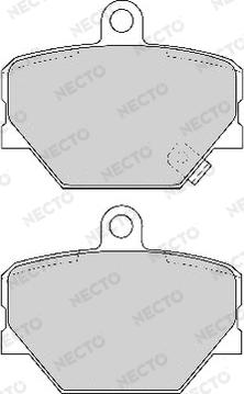 Necto FD6774A - Kit pastiglie freno, Freno a disco autozon.pro