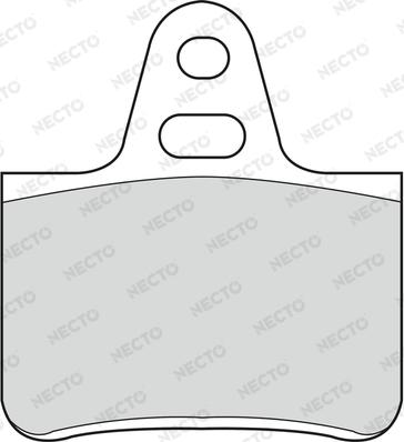 Necto FD130A - Kit pastiglie freno, Freno a disco autozon.pro