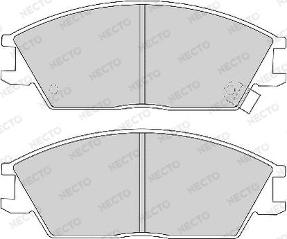 Necto FD897A - Kit pastiglie freno, Freno a disco autozon.pro