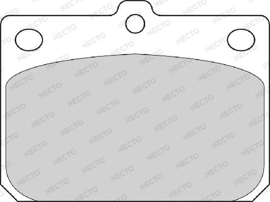 Necto FD809A - Kit pastiglie freno, Freno a disco autozon.pro