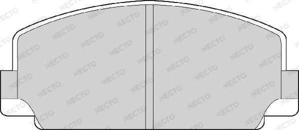 Necto FD804A - Kit pastiglie freno, Freno a disco autozon.pro